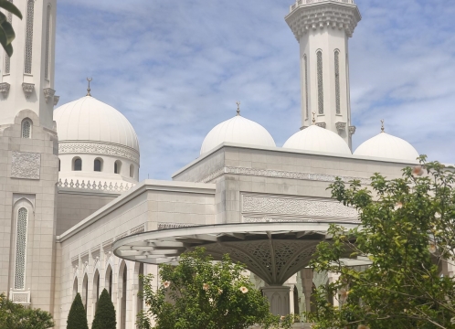 ホワイトモスク_マレーシアのタージ・マハル